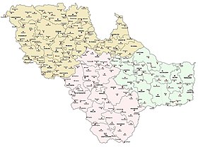 Güney Prusya harita üzerinde