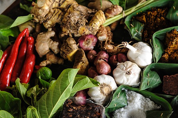 Various Indonesian spices