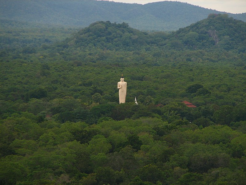 File:Sri Lanka - 069 - Buddha statue deep in the jungle near Sigiriya (1685711207).jpg