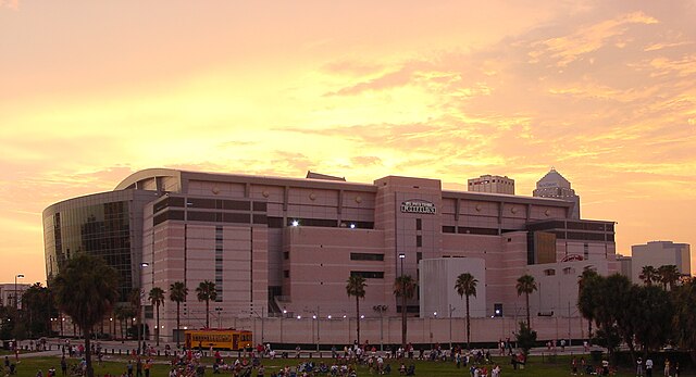 The Amalie Arena saw a record four upsets in four games in the tournament's first round.