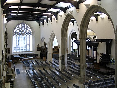 St Helen's, Bishopsgate, where Sir John Crosby was buried St helens bishopsgate.JPG