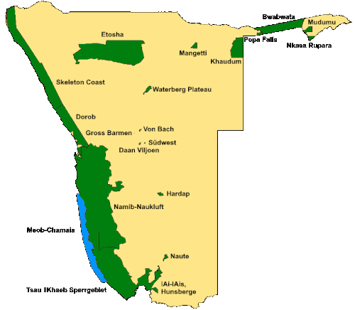 Национальные парки Намибии