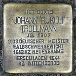Stolperstein für Johann Trollmann in Berlin-Kreuzberg
