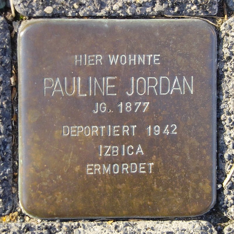 Stolperstein Pauline Jordan Zaberfeld SDIM9804.jpg