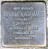 Stolperstein Stübbenstr 1 (Schöb) Regina Kaufmann.jpg