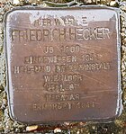 Stumbling block for Friedrich Hecker