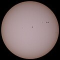 Sunspots - October 1, 2011.