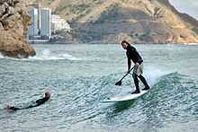 Surfista en Benidorm