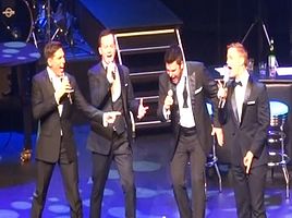 Swing On This, estrelado por Michael Falzon, Matt Lee, Luke Kennedy e Ben Mingay estreando no Adelaide Festival Center 6 de junho de 2014