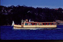 Rodney renamed Regalia entering Mosman Bay, 1970s Sydney Ferry REGALIA ex RODNEY approaching Mosman Bay December 1971.jpg