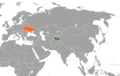   Ukraine / Україна   Tajikistan / Таджикистан Українська: Україна і Таджикистан на карті. English: Ukraine and Tajikistan locator map.