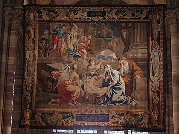 Life of the Virgin Mary tapestry - "The Nativity" (1638–57)