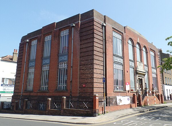 Margate Adult Education Centre, built in 1928 as Thanet School of Art.