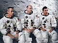 The three prime crew members for the Apollo 10 mission (Cernan, Stafford and Young)