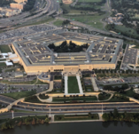 The Pentagon in Arlington County, Virginia, U.S. (left) and the Kremlin in Moscow, Russia (right), the two facilities linked by the hotline.
