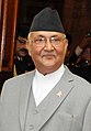 The Prime Minister of Nepal, Shri K.P. Sharma Oli calling on the President, Shri Pranab Mukherjee, at Rashtrapati Bhavan, in New Delhi on February 20, 2016 (cropped).jpg