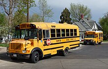 1995 Thomas Vista (International 3600) in Colorado with wheelchair lift and flat floor Thomas Vista International 3600.jpg