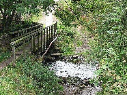 Thurlstone Leapings Lane footbridge