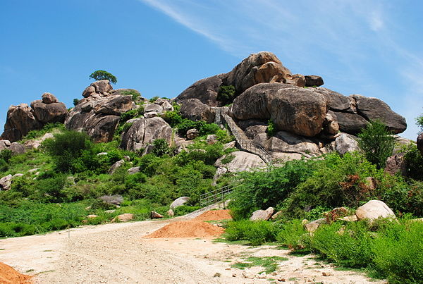 Tirumalai Jain temple hill.