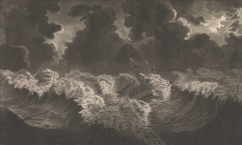 File:To Sir Peter Parker Bart - Pomona and Ulysses when dismasted in the Great Hurricane Oct 6th 1780 in the Mona Passage RMG PW7958 (cropped).tiff