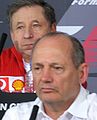 With Ron Dennis