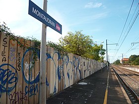 Estación de Montaudran junto a la que se ubicará la estación