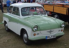 This Trabant's paintwork was available as a factory option