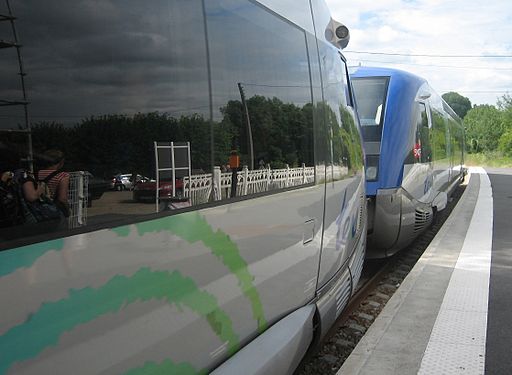 On the railway station platform