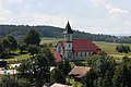 English: New church in Trepcza. Polski: Nowy kościół we wsi Trepcza.