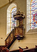 St. Simon und Juda church in Trier Pulpit.