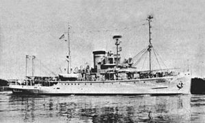 USNS lanac (T-AGOR-17) u toku c1961