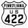 US 422 Pennsylvania 1926.svg