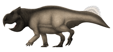 Life restoration of Udanoceratops