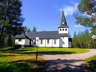 Vägbeskrivningar till Ullatti kyrka med kollektivtrafik