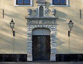 Ulriksdals slott (Jacobsdals slott), slottsportalen mot öst.