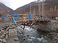 Under rope bridge in Pakistan.jpg