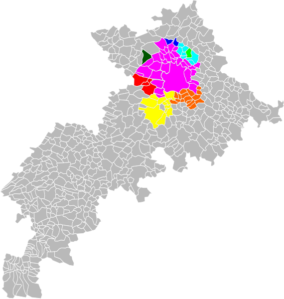 File:Unité urbaine de Toulouse par EPCI.svg