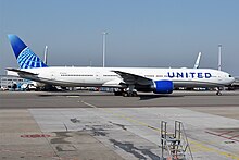 Boeing 777-300ER de United Airlines.