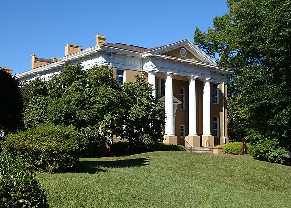 Built in 1909, Davis College was the university's first new building after the Civil War and currently houses the School of Library and Information Sc