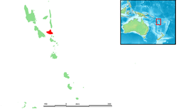 Location within Vanuatu