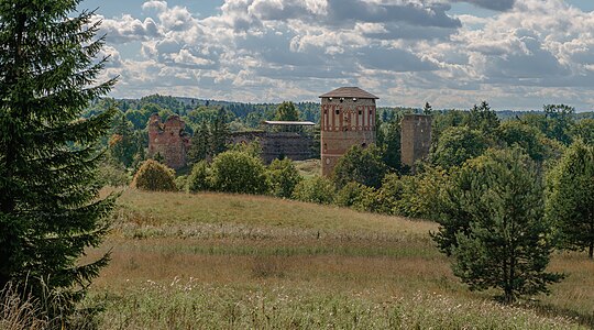 Ruins of Vastseliina Castle from east