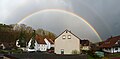 Double Rainbow in Veitsaurach Germany
