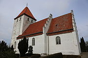 English: Vejleby church, Lolland, Denmark