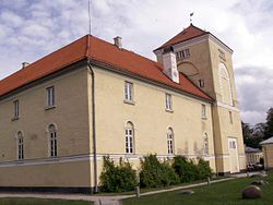Hrad Ventspils, po němž je město nazváno