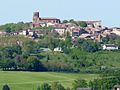 Français : Verfeil vu de St-Pierre, Haute-Garonne, France