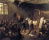 Vernet, Horace - El estudio del artista - c.  1820.jpg