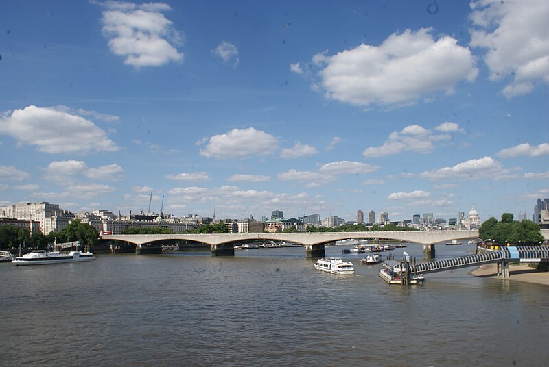 File:View of Waterloo Bridge from the Golden Jubilee Bridge - geograph.org.uk - 5451205.jpg