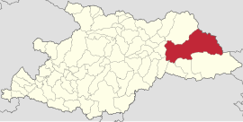 Location in Maramureș County