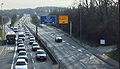 Autobahnbeginn in Wiesbaden