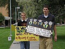 Photo from "Walk a Mile in Her Shoes", an event hosted to prevent sexual assault by males Walk a Mile.JPG